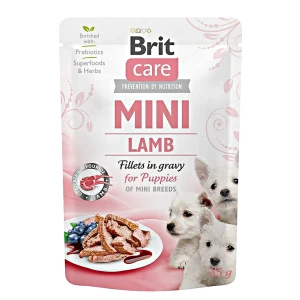 Brit Care Mini Puppy Pouch with Lamb Fillets in Gravy 85g
